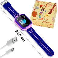 Dětské chytré hodinky s GPS lokátorem a fotoaparátem - Smartwatch Růžové