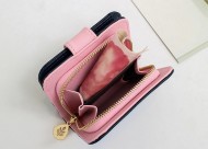 Růžová peněženka - Bird malá