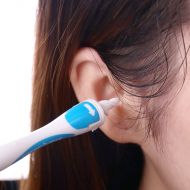 Spirálovitý čistič uší +16 silikonových hlavic