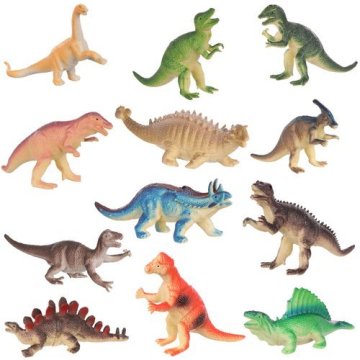 Figurky Dinosauři sada 12 ks 12-14 cm Kruzzel