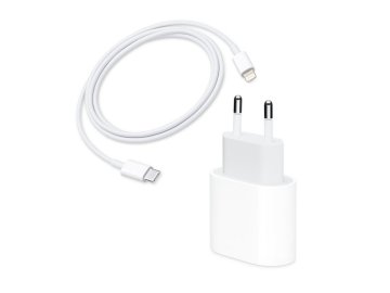 Rychlonabíjecí souprava pro iPhone 20W adaptér nabíječka s USB-C s lightning kabelem iPhone/iPad 1m